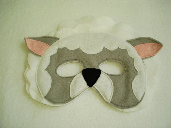 Как сделать маску овечки, барашка своими руками