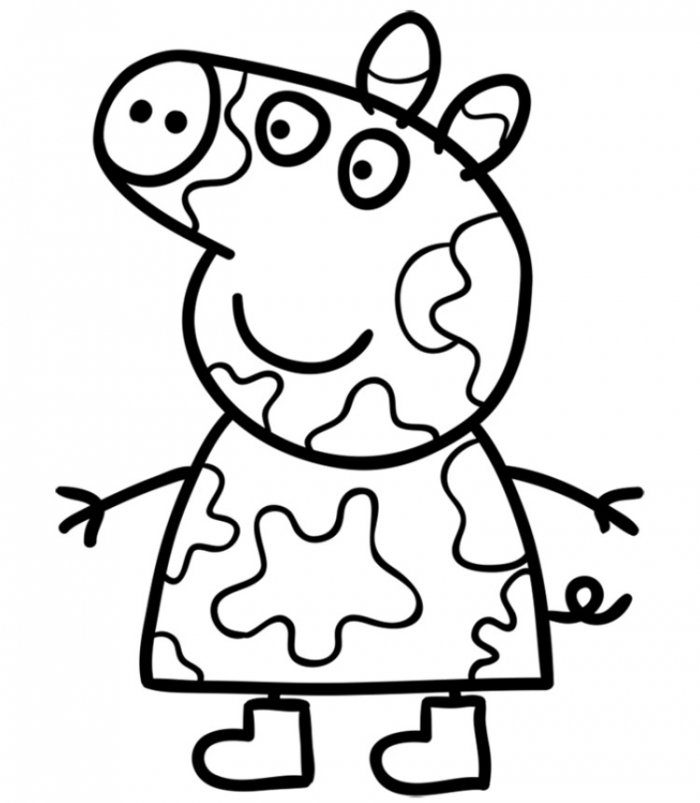 Как нарисовать свинку Пеппу