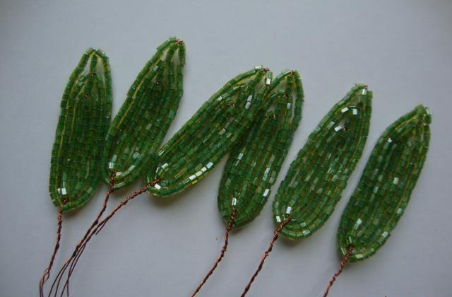 Лилии из бисера, схемы плетения - фото 5