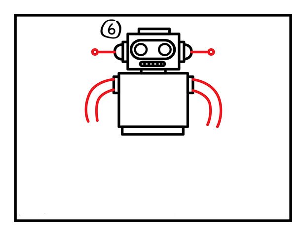 Как нарисовать робота