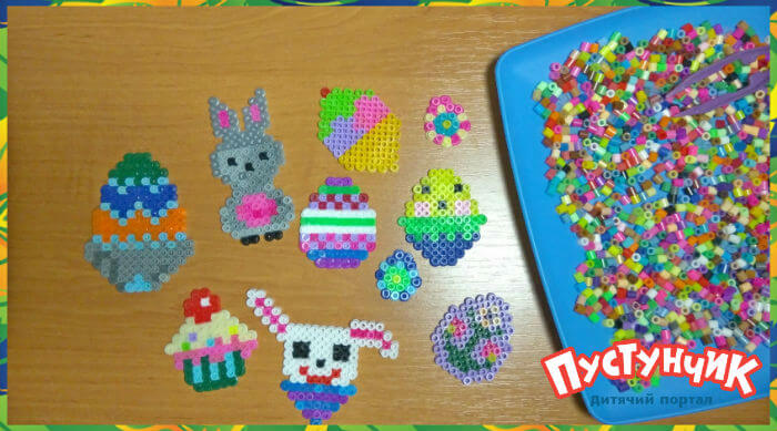 Поделки из термомозаикы на Пасху