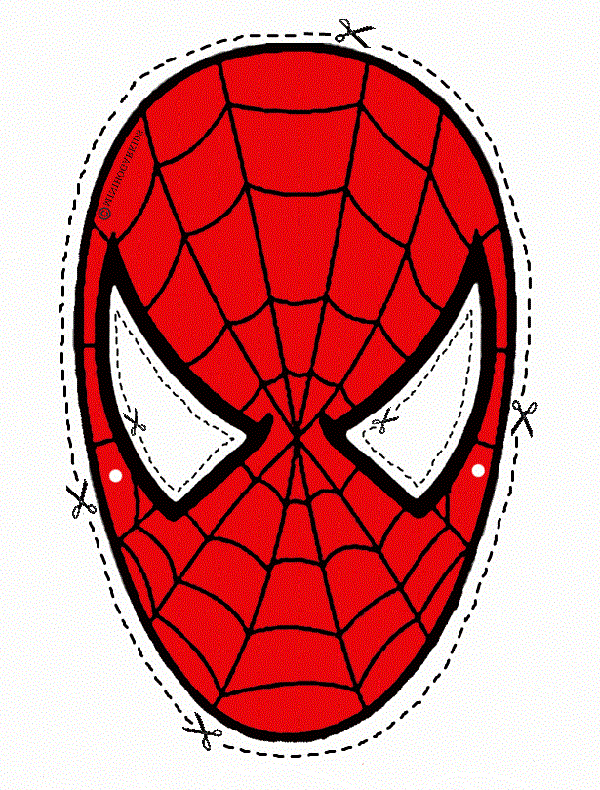 Як зробити маску Людини-павука, фото 9