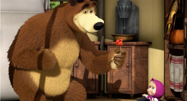 Малюємо ведмедика з мультфільму "Маша і Ведмідь" крок 6