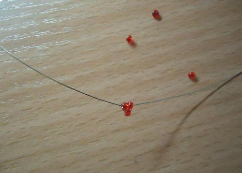 Розы из бисера, схемы. Мастер-класс, фото 1