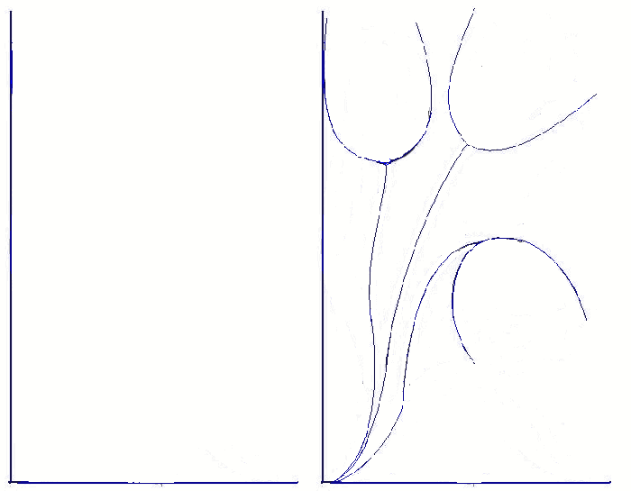 Схема как рисовать тюльпаны