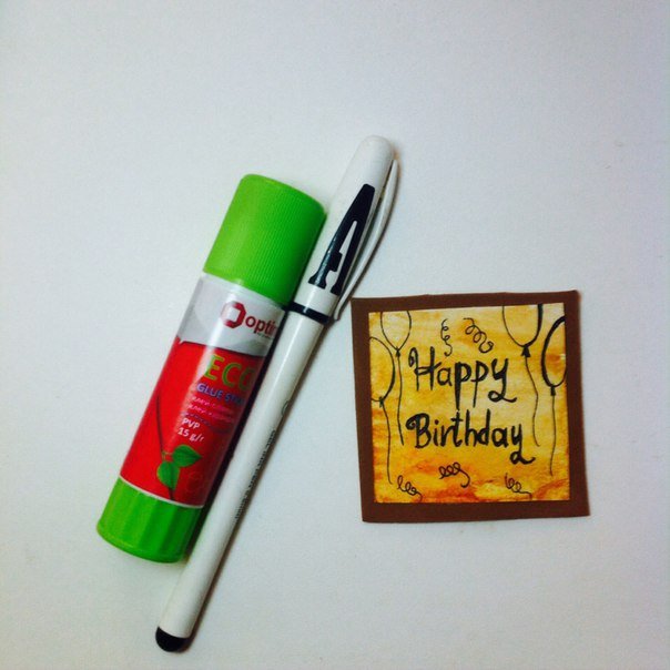 Скрапбукинг - открытки своими руками на День рождения. Мастер-класс, фото 9