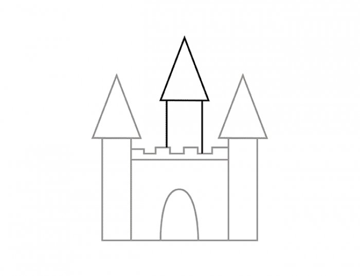 Як намалювати замок