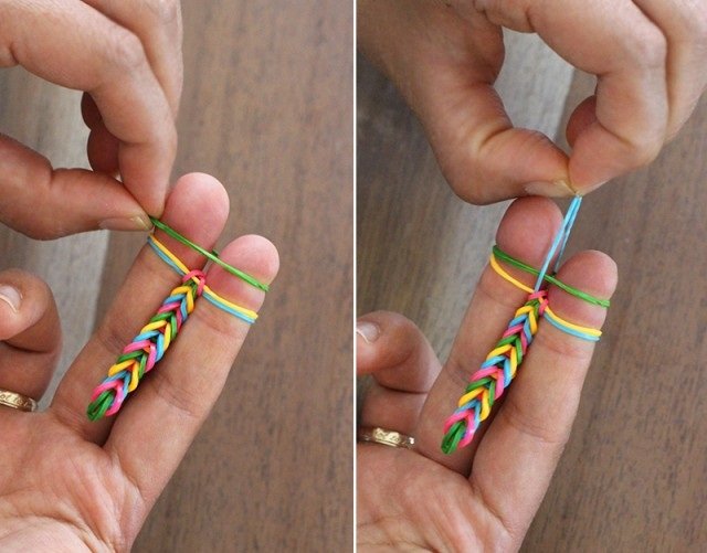 Схемы плетения браслетов из резинок