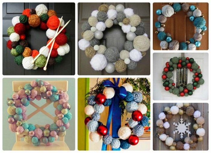 Рождественский венок своими руками, фото 13