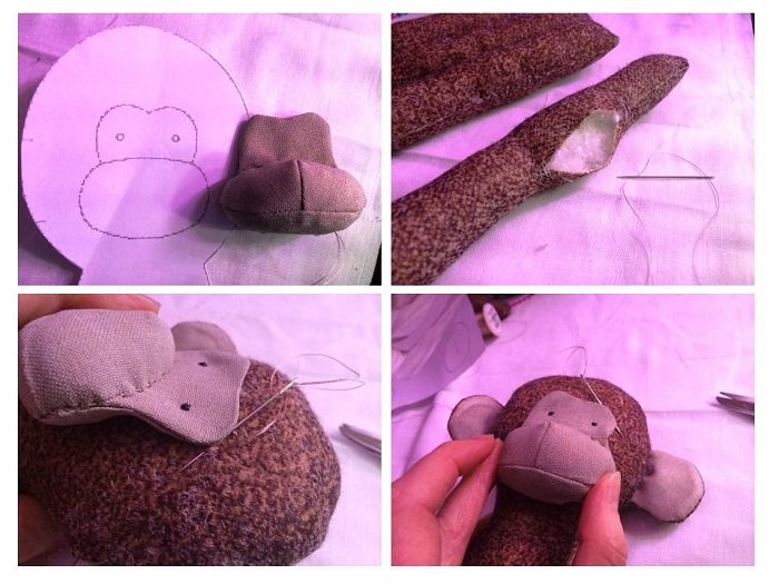 Игрушка-обезьянка своими руками, фото 10