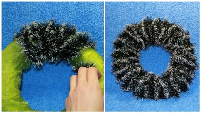 Рождественский венок своими руками, фото 6