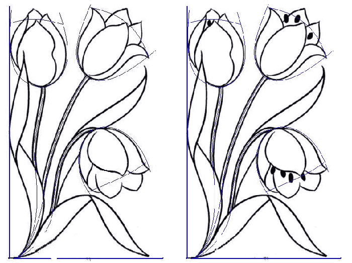 Рисуем тюльпаны