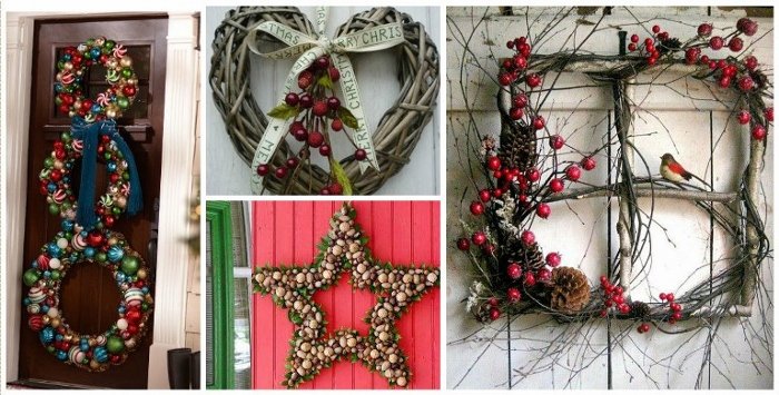 Рождественский венок своими руками, фото 29