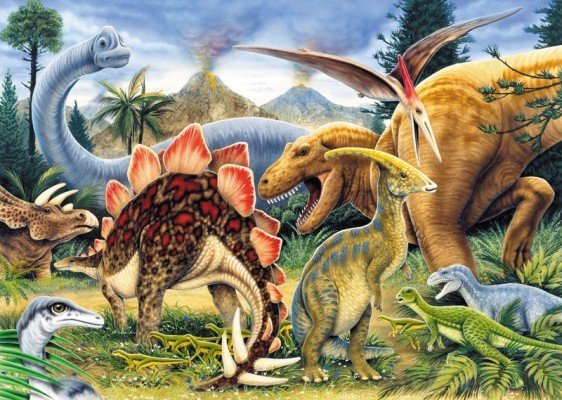 Рисуем динозавра