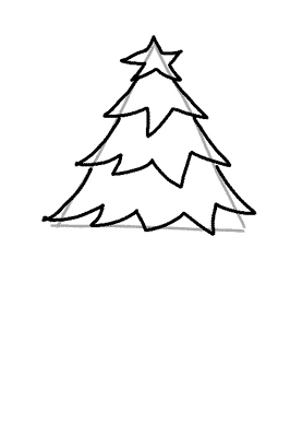 Как нарисовать елку, фото 11