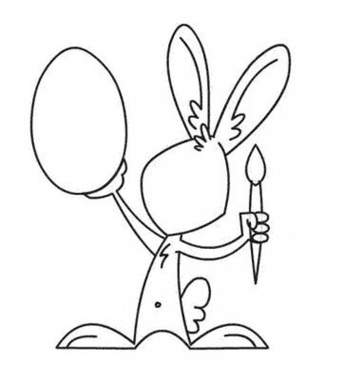 Рисуем пасхального кролика, шаг 5