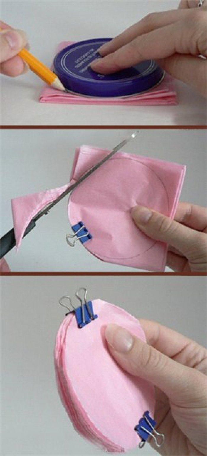 Как делать гвоздики из бумаги