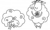 Рисуем овечек и барашков