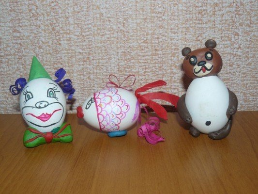 Іграшки з яєчної шкаралупи