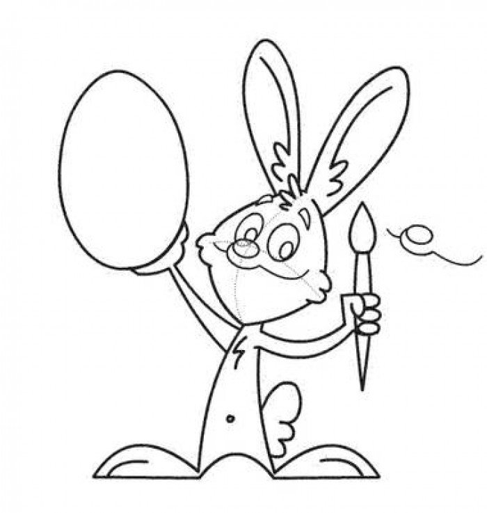 Рисуем пасхального кролика, шаг 7