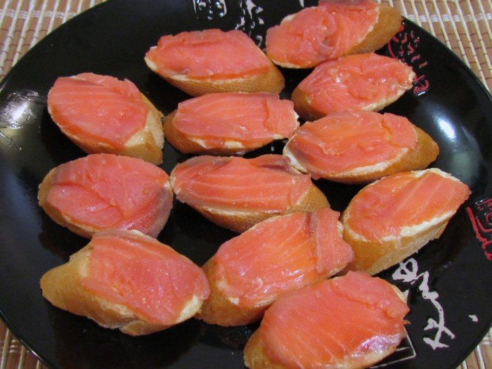 Бутерброды с красной рыбой – красивое оформление бутербродов, фото 5