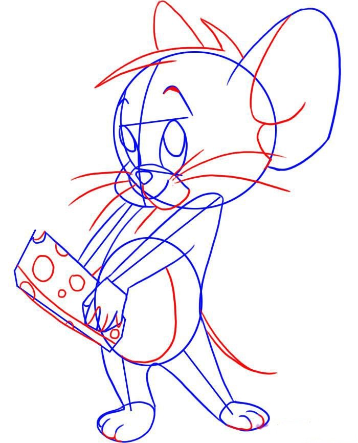 Как нарисовать мышку поэтапно, фото 5
