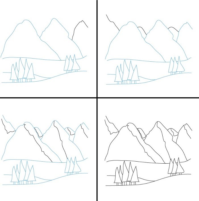Рисуем горы