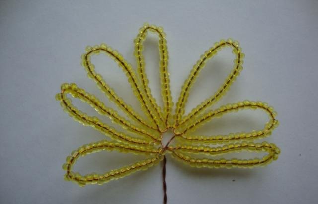 Лилии из бисера, схемы плетения - фото 4