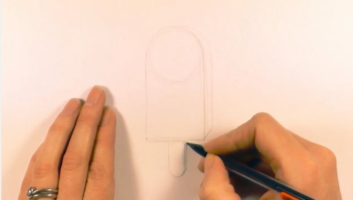 Как нарисовать мороженое