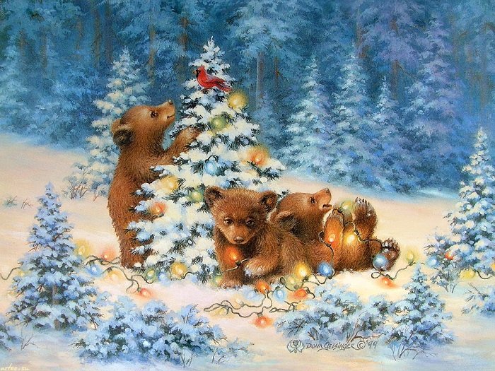 Детские песенки про зиму