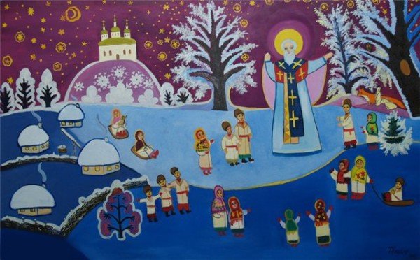 По Украине с края в край ходит Святой Николай