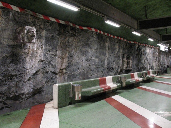 Красиві станції метро в Стокгольмі, фото 16