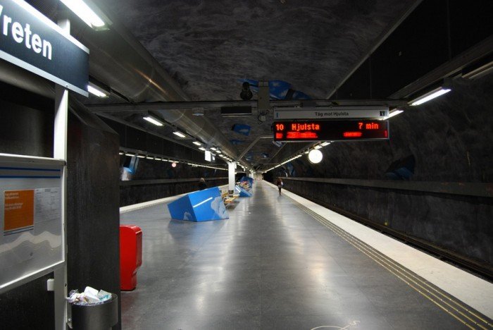 Красиві станції метро в Стокгольмі, фото 6