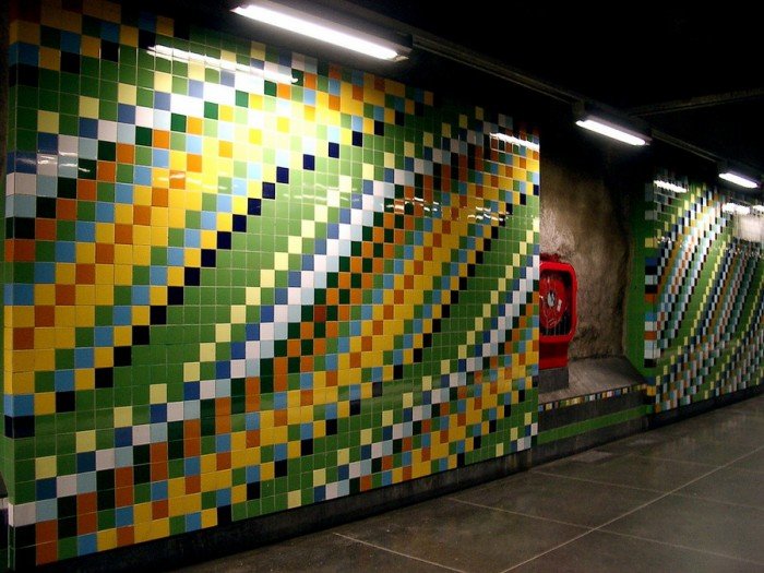 Красиві станції метро в Стокгольмі, фото 31