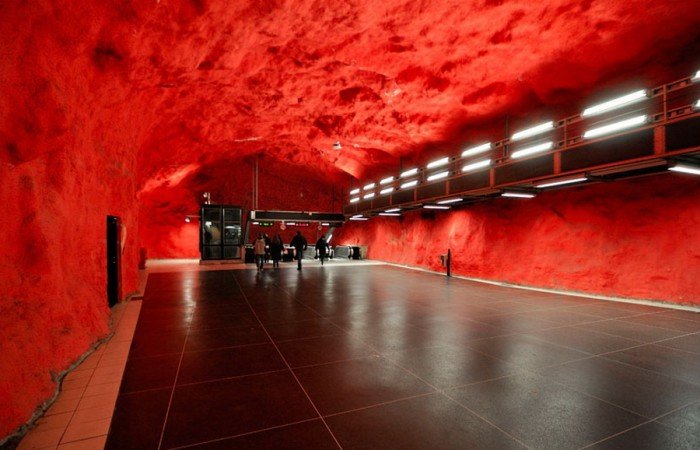 Красиві станції метро в Стокгольмі, фото 7