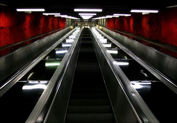 Красиві станції метро в Стокгольмі, фото 17