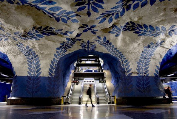 Подземные чудеса Стокгольмского метро