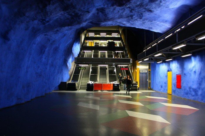 Красиві станції метро в Стокгольмі, фото 2