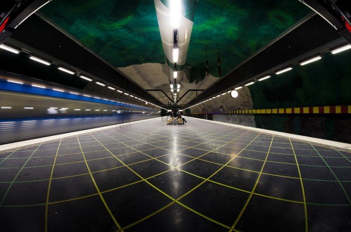 Красиві станції метро в Стокгольмі, фото 30