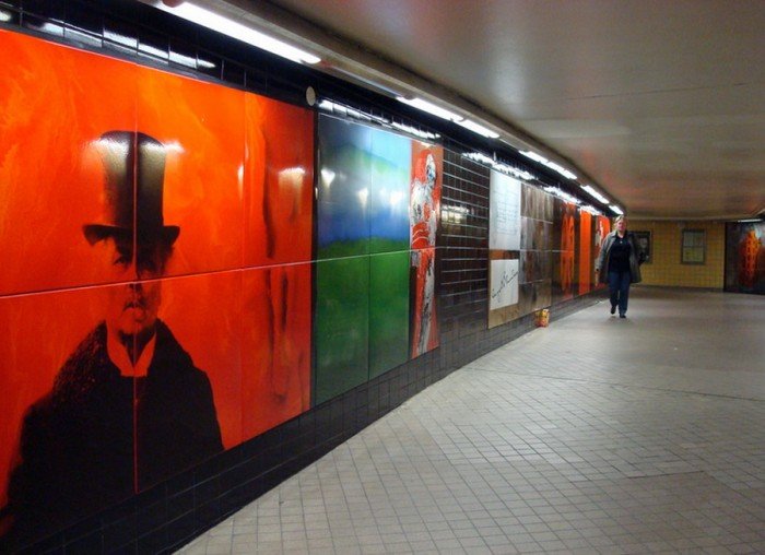Красиві станції метро в Стокгольмі, фото 23