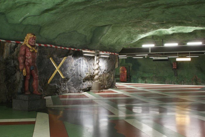 Красиві станції метро в Стокгольмі, фото 13