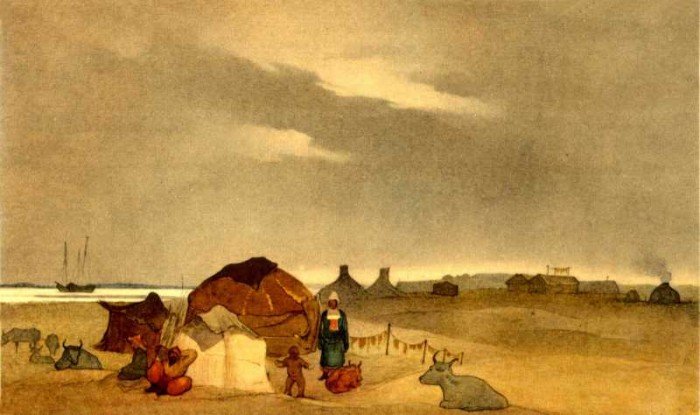Тарас Шевченко – художник. Казахская стоянка на Кос-Арале