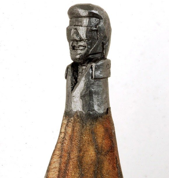 Далтон Гетти, скульптуры из простого карандаша